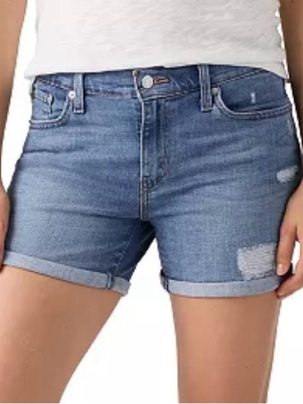 Levi’s Women's Mid-Rise Mid-Length Stretch Shorts, Size 28, BNWOT